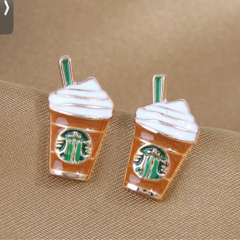 Cute frappe earrings